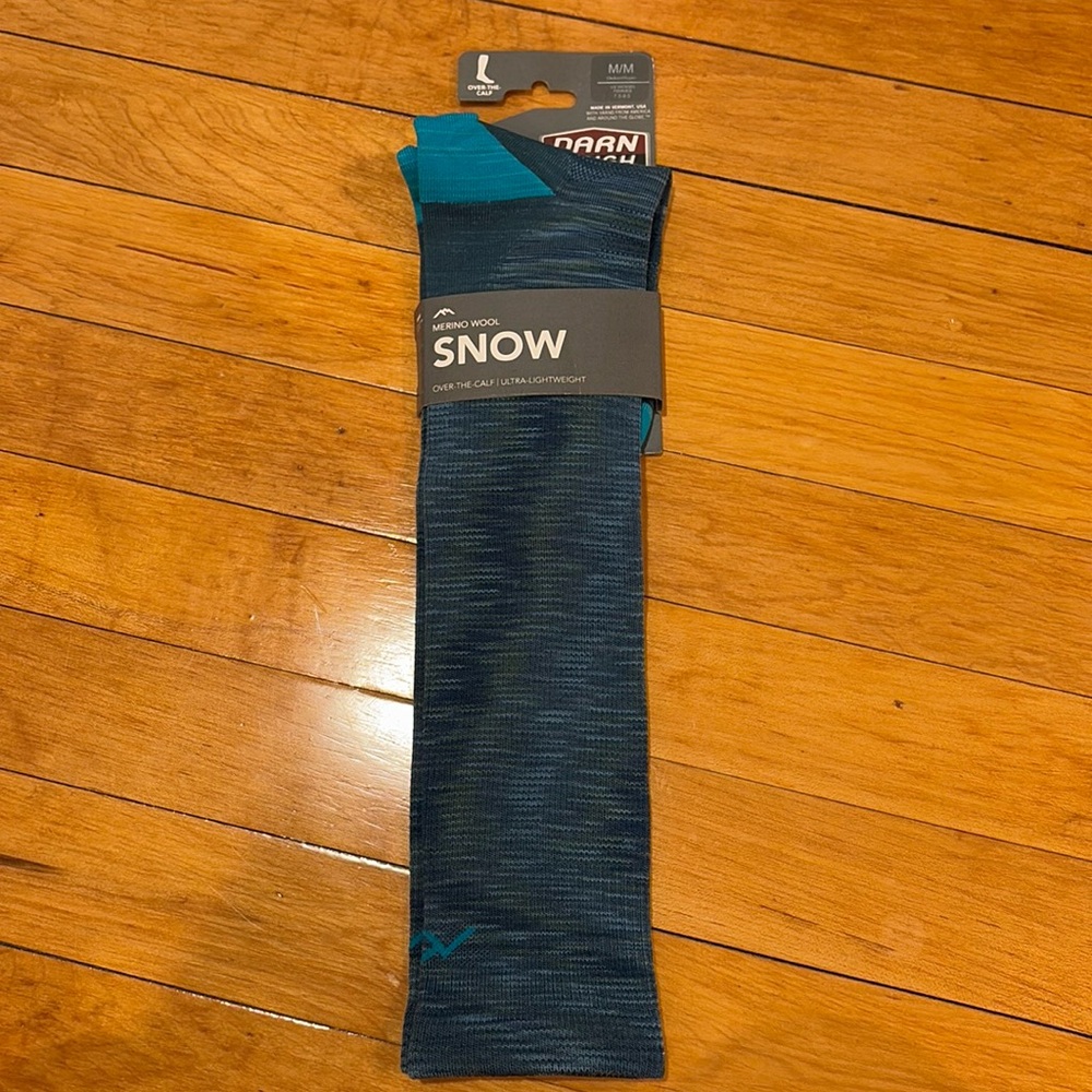 Darn Tough Women's RFL OTC Ultra-Lightweight Snow Sock, size medium, nwt